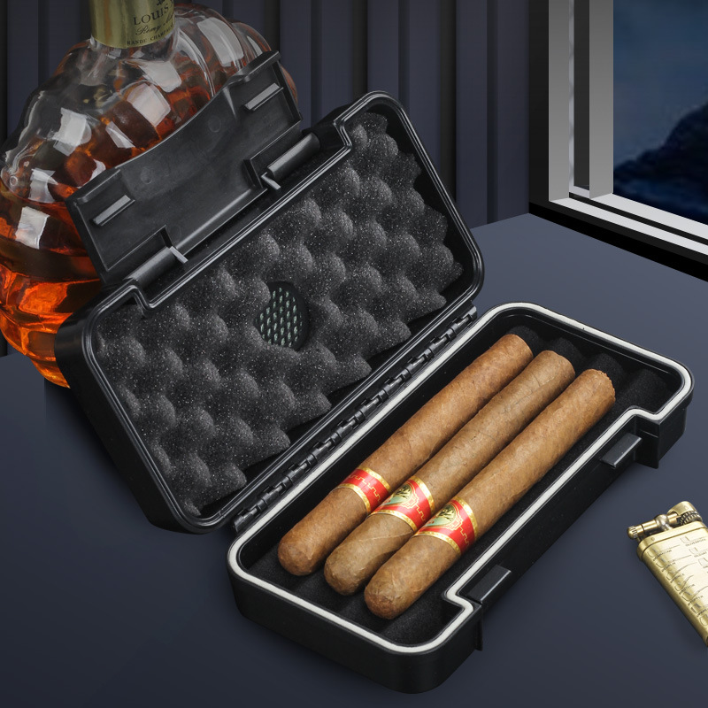 Cigar Plastic Travel Humidor C - đánh giá và giá Premium Cigar Case