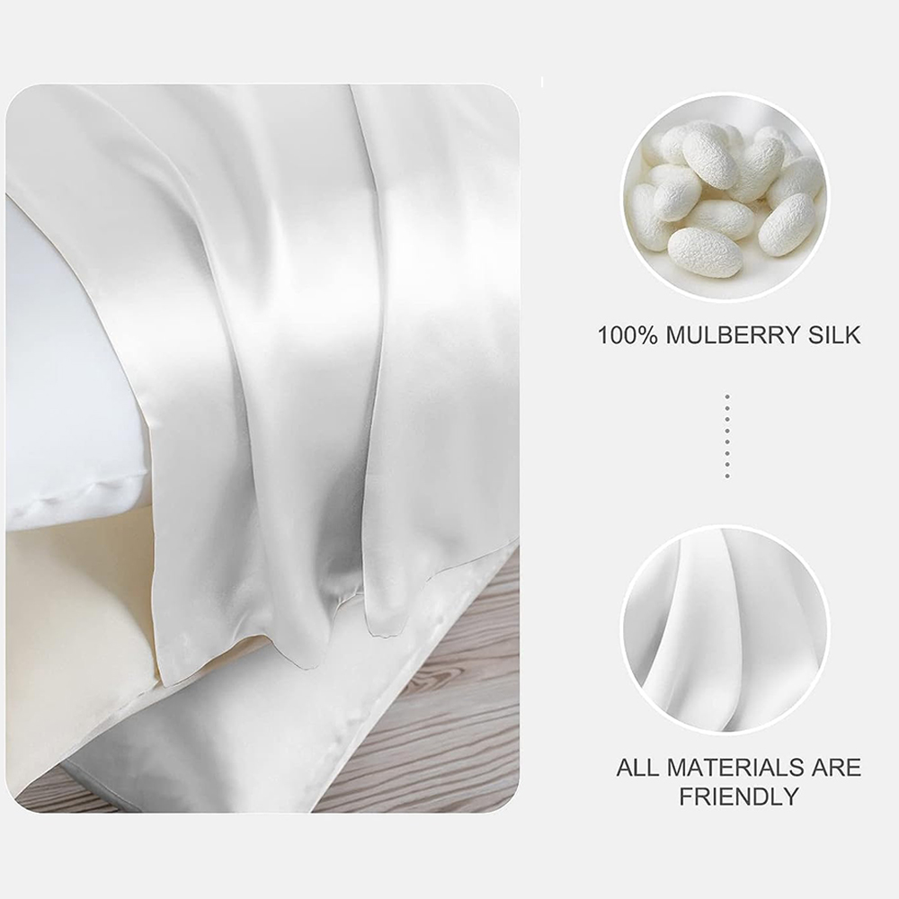 6A 30MM 100% Two Sides Pure Re - đánh giá và giá Silk Pillowcase