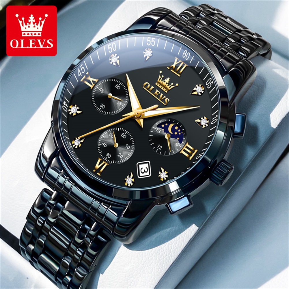 OLEVS Popular men's watches st - đánh giá và giá Luxury Watch Men