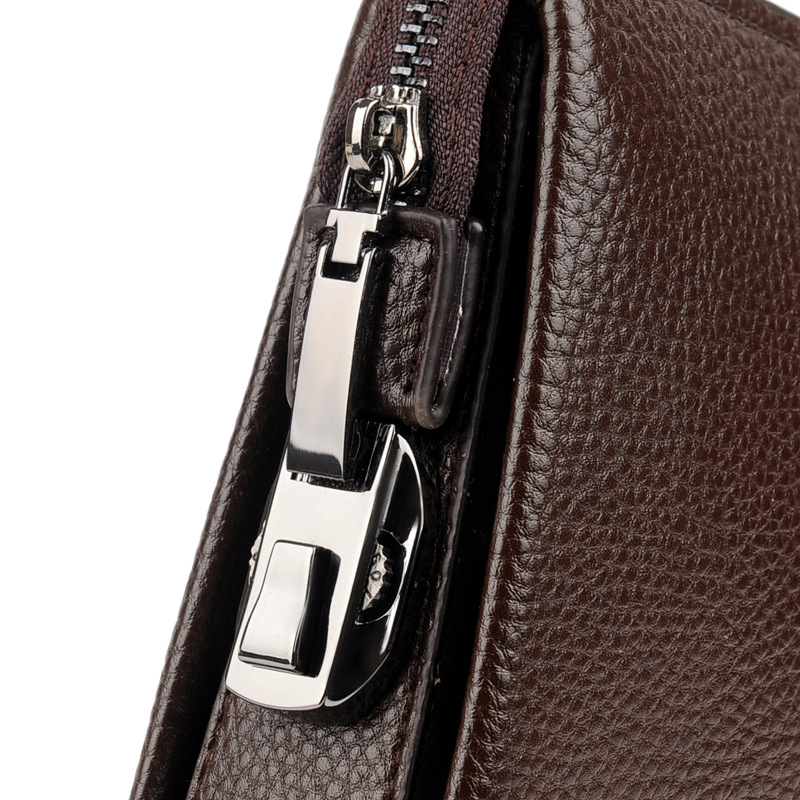 Male Long Money Wallets Mobile - đánh giá và giá Leather Wallet Men