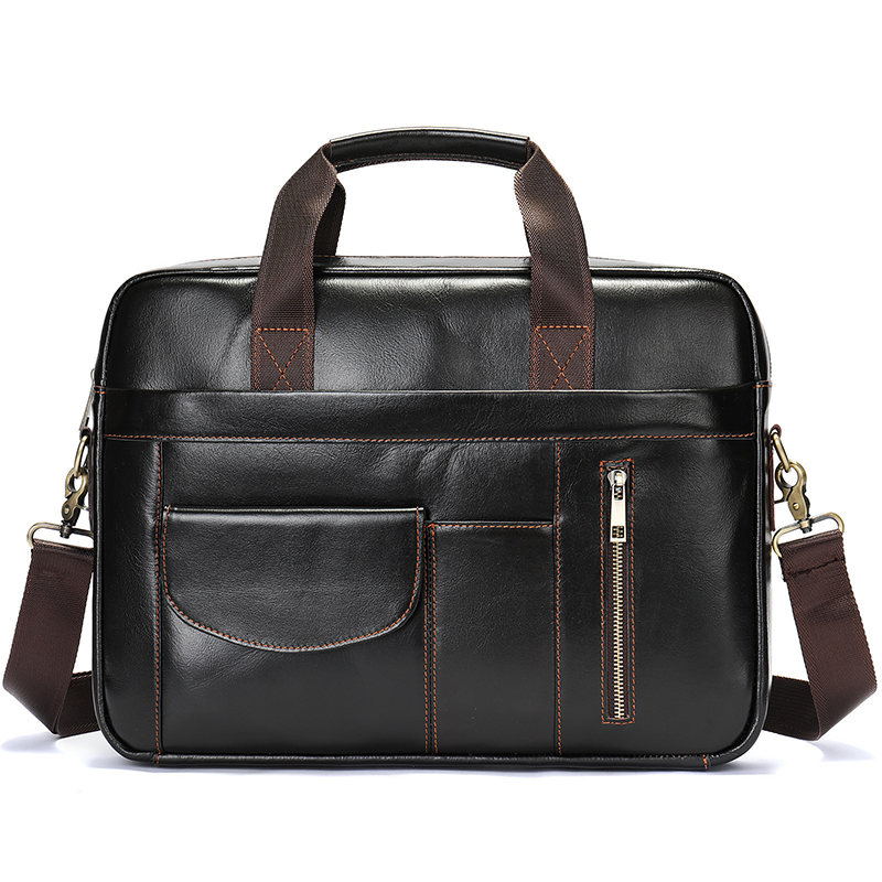 Vintage Genuine Leather Briefc - đánh giá và giá Leather Briefcase