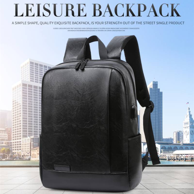 Men Fashionable Backpack PU Le - đánh giá và giá Leather Briefcase