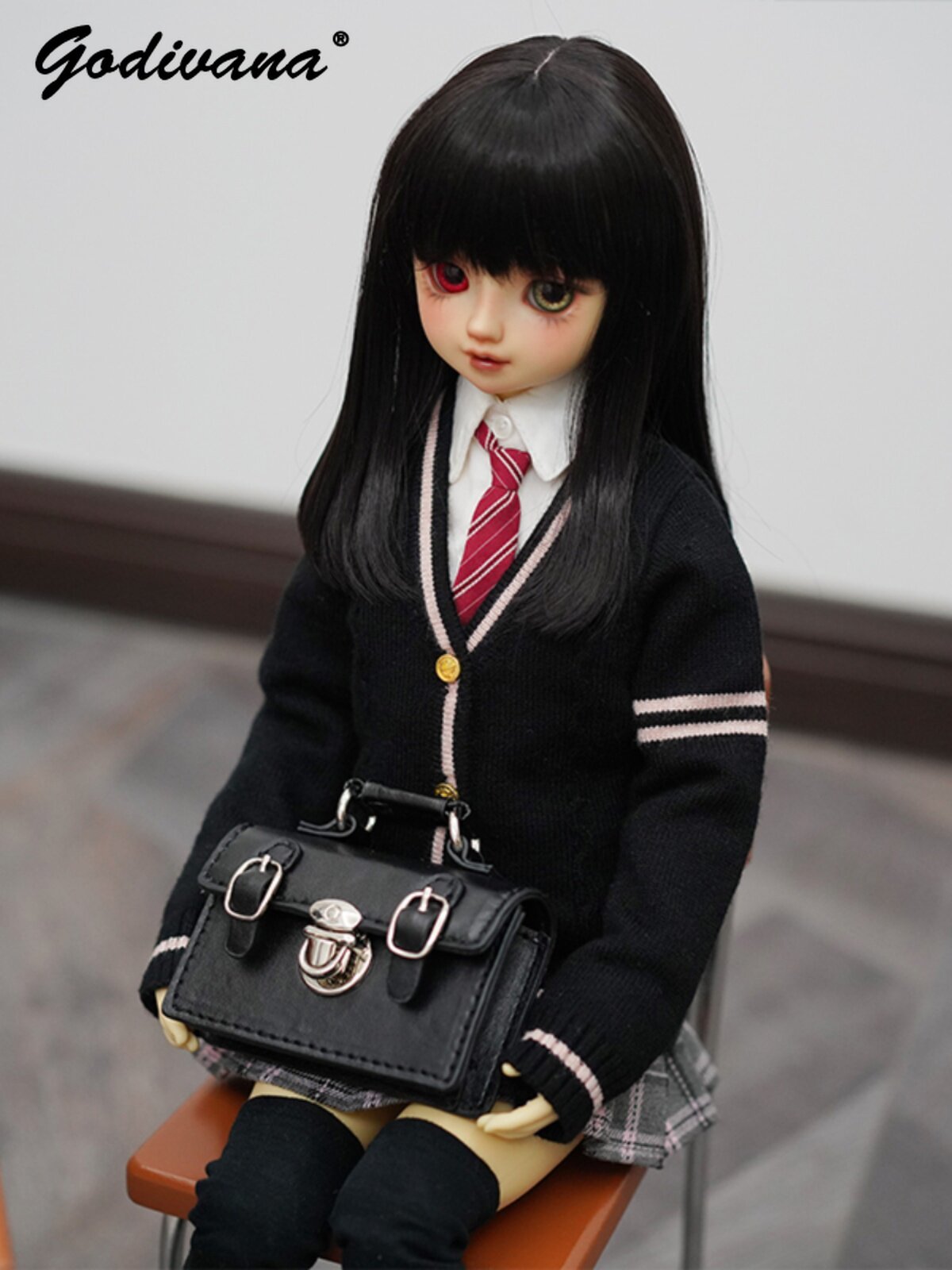 1/3 1/4 BJD Doll Vintage Prepp - đánh giá và giá Leather Briefcase