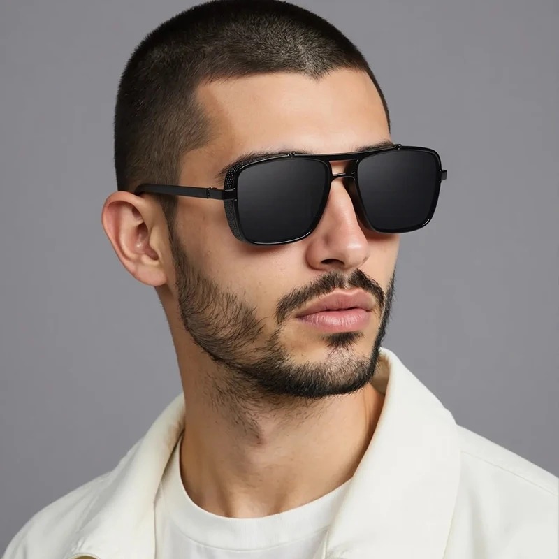 Luxury Rectangle Men's Sunglas - đánh giá và giá Sunglasses Uv400