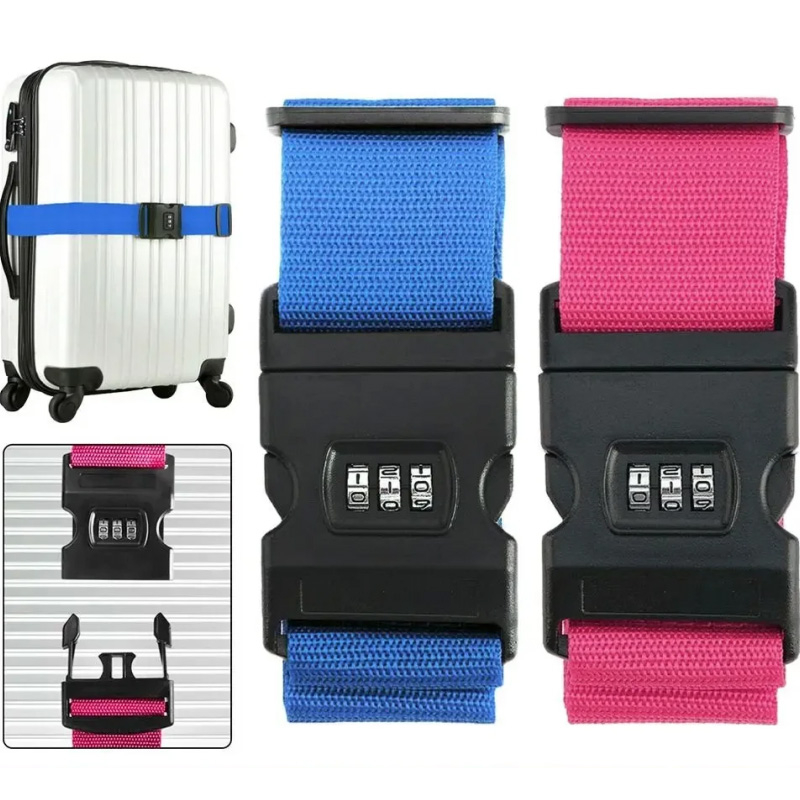 Luggage Belts Strong Elastic E - đánh giá và giá Travel Luggage Set