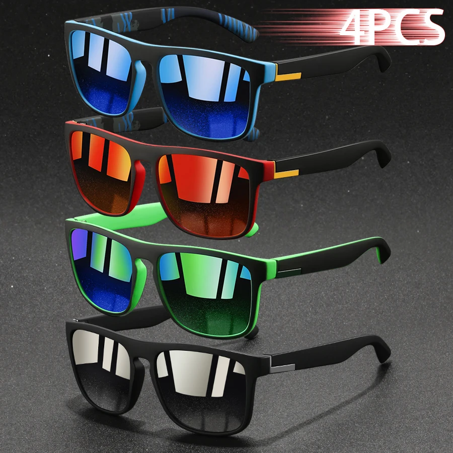 1/4PCS Fashion Vintage Square  - đánh giá và giá Designer Sunglasses