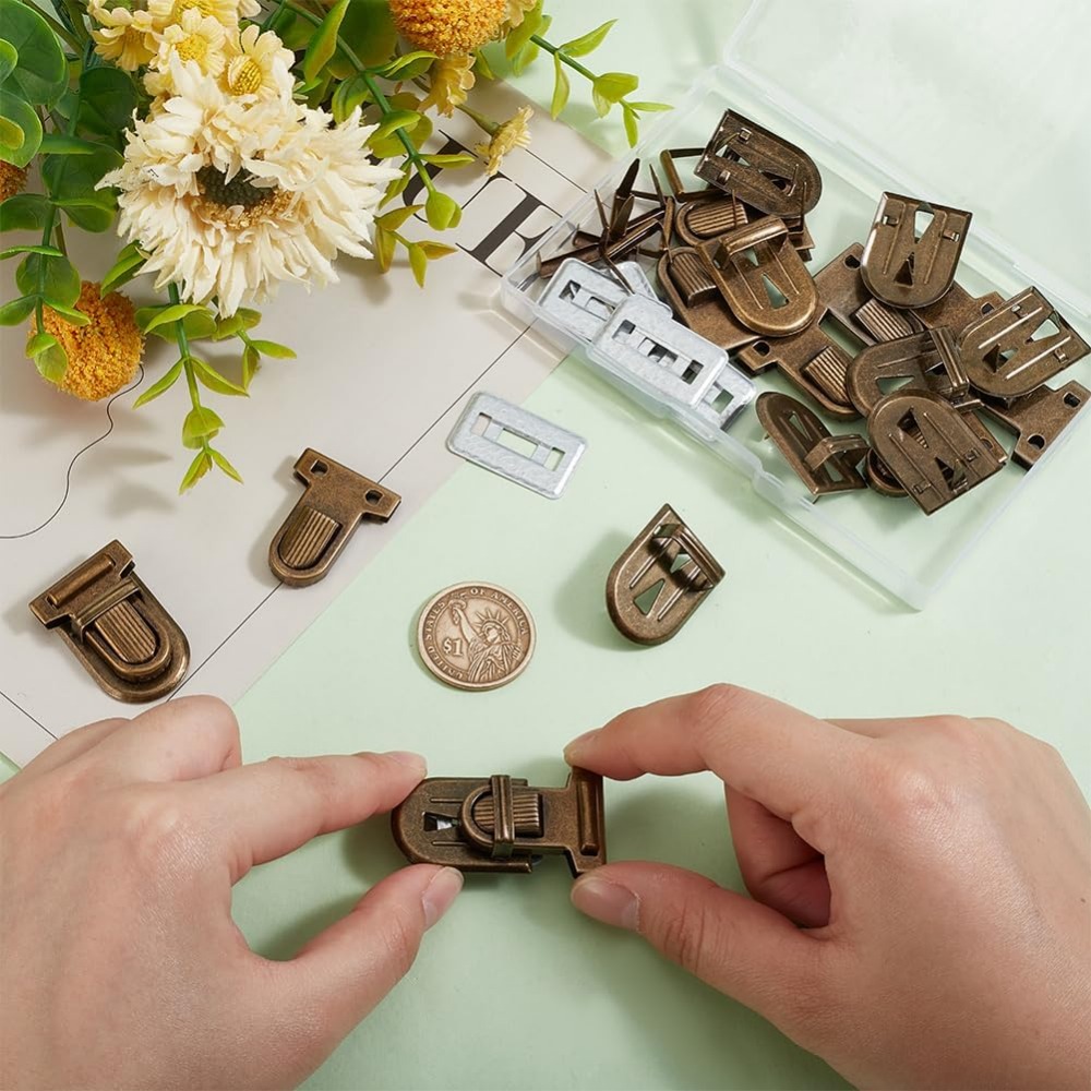 10 Sets Iron Purse Push Locks  - đánh giá và giá Leather Briefcase
