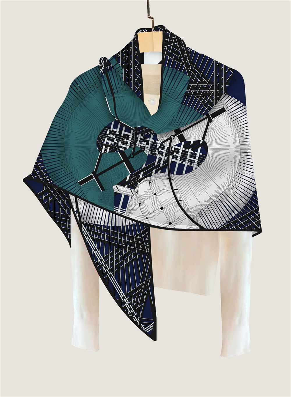 Triangle Shawls Winter Warm Sc - đánh giá và giá Cashmere Scarf